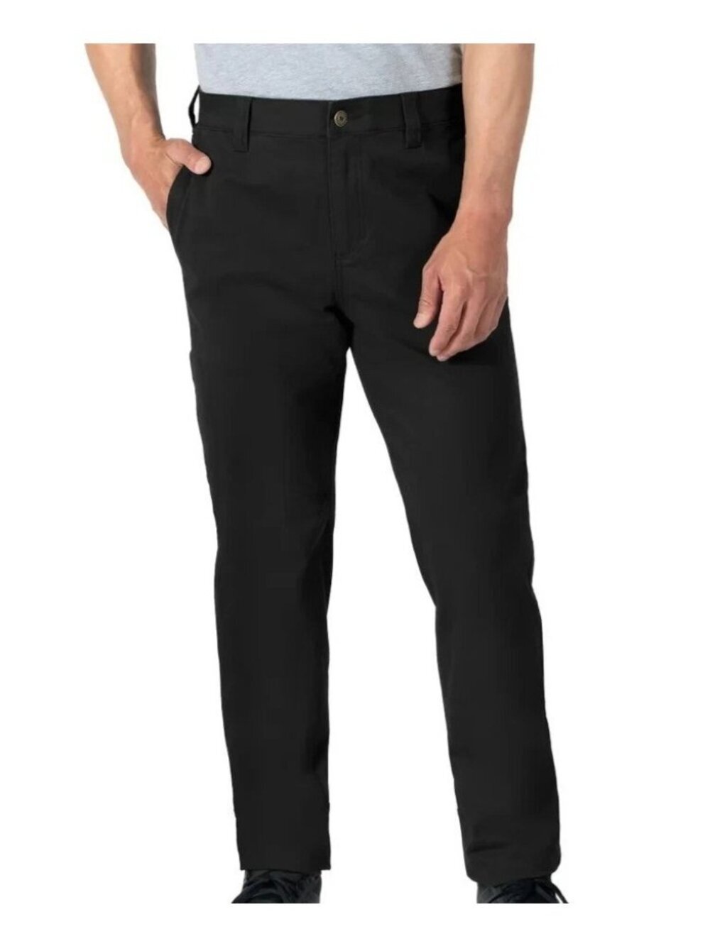 NWOT Gerry Men's 40x30 Black Nylon Blend Fleece-Lined Cargo Pants